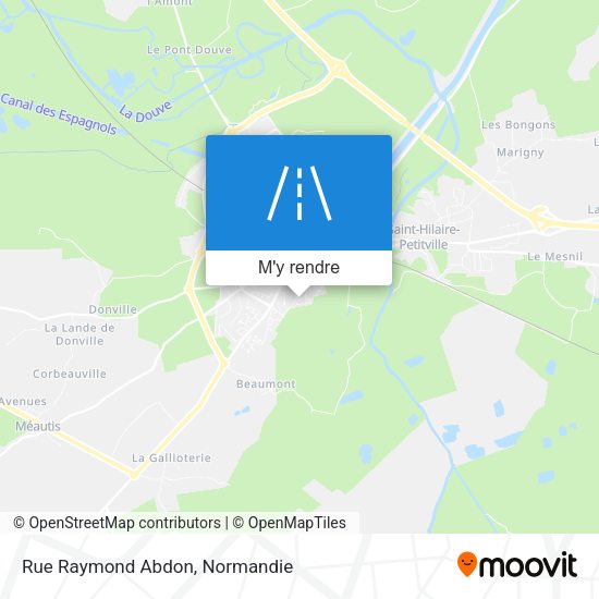 Rue Raymond Abdon plan