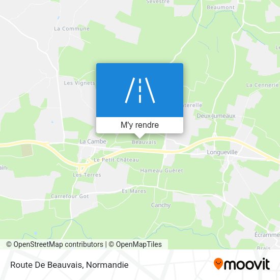 Route De Beauvais plan