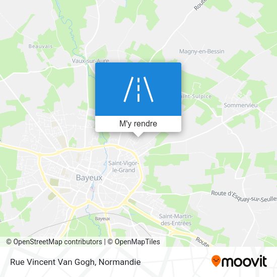 Rue Vincent Van Gogh plan