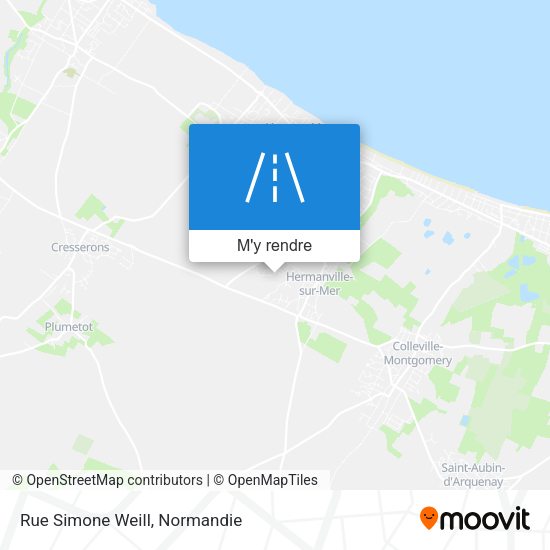 Rue Simone Weill plan