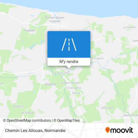 Chemin Les Allouas plan