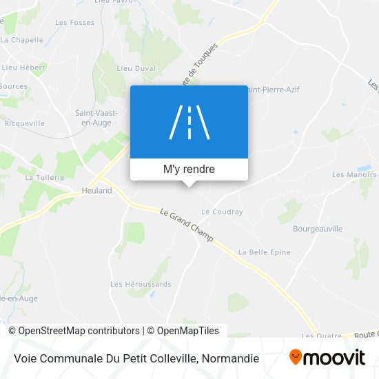 Voie Communale Du Petit Colleville plan