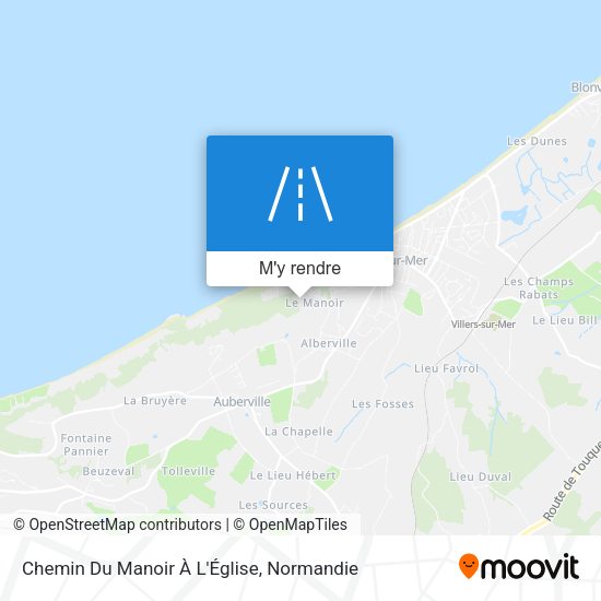 Chemin Du Manoir À L'Église plan