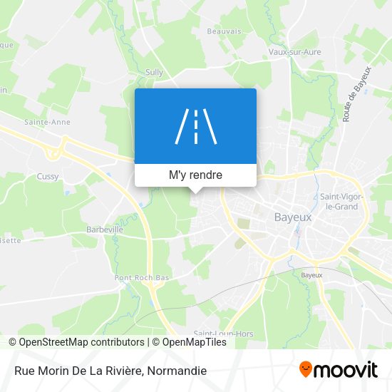 Rue Morin De La Rivière plan