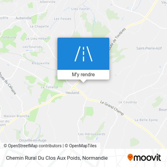 Chemin Rural Du Clos Aux Poids plan