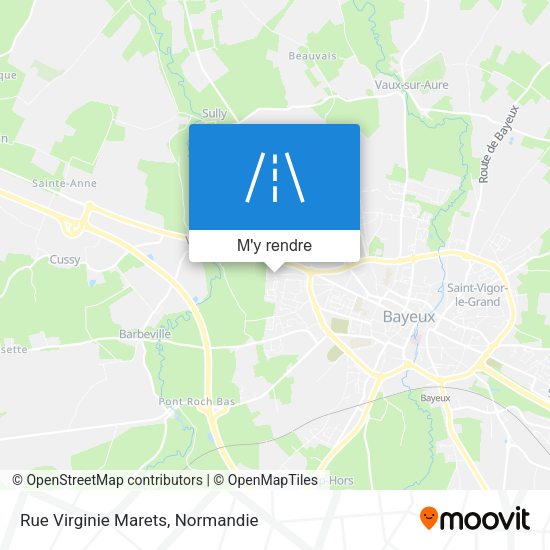 Rue Virginie Marets plan