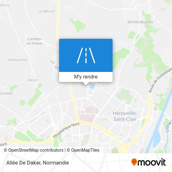Allée De Dakar plan