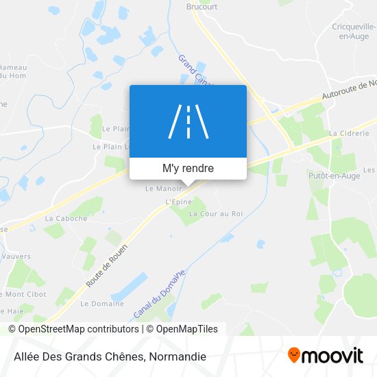 Allée Des Grands Chênes plan