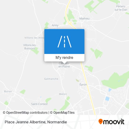 Place Jeanne Albertine plan