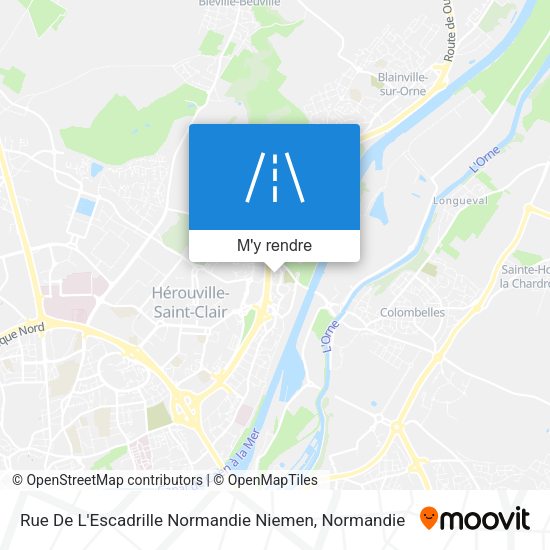 Rue De L'Escadrille Normandie Niemen plan
