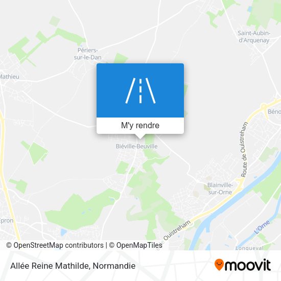 Allée Reine Mathilde plan
