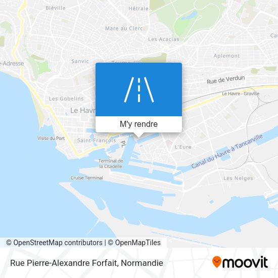 Rue Pierre-Alexandre Forfait plan