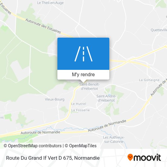 Route Du Grand If Vert D 675 plan