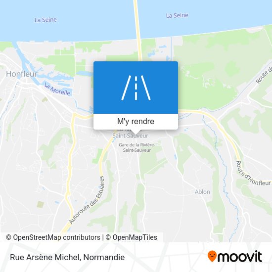 Rue Arsène Michel plan