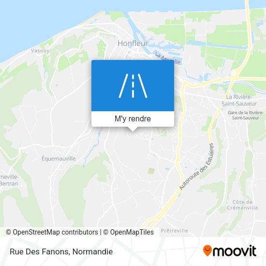 Rue Des Fanons plan