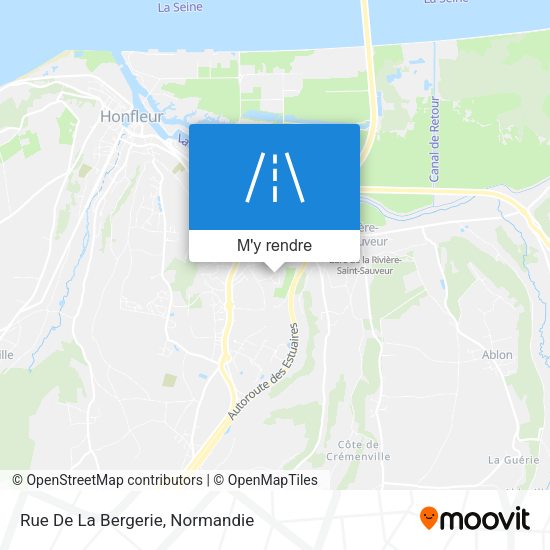 Rue De La Bergerie plan