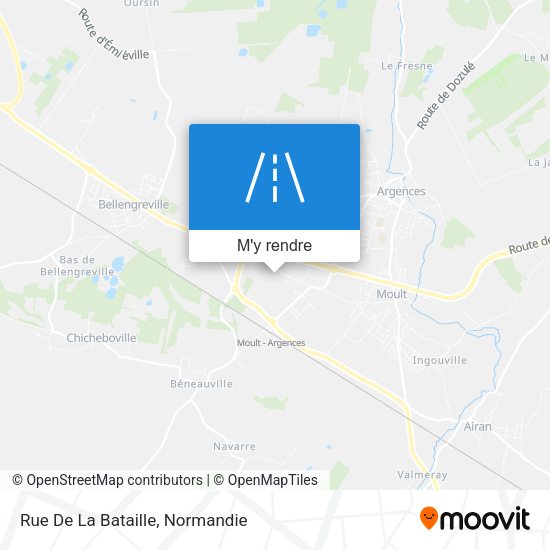 Rue De La Bataille plan