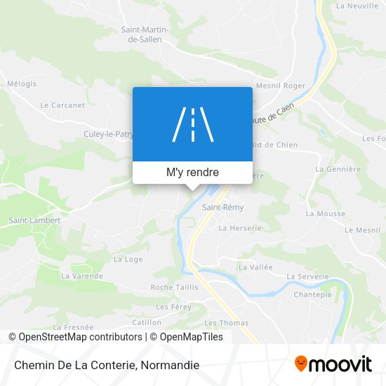 Chemin De La Conterie plan