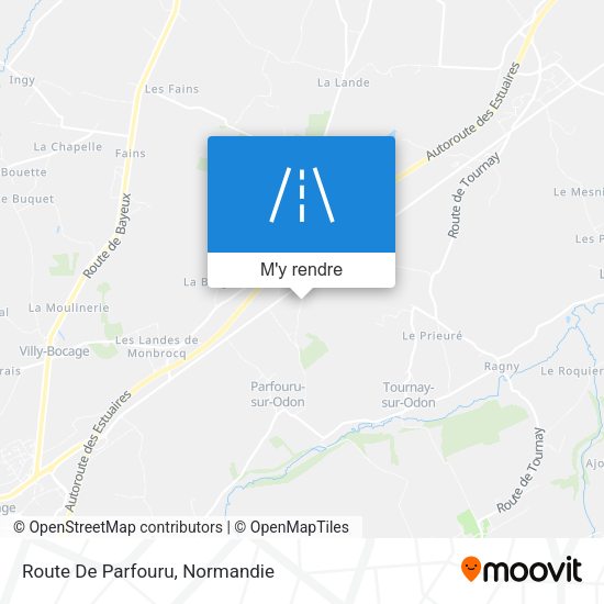 Route De Parfouru plan