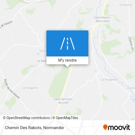 Chemin Des Rabots plan