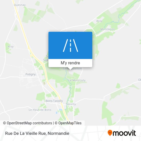 Rue De La Vieille Rue plan