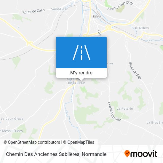 Chemin Des Anciennes Sablières plan