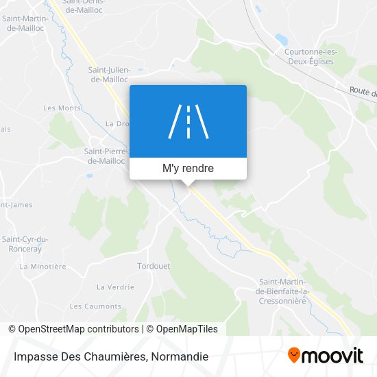 Impasse Des Chaumières plan