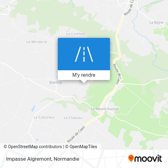 Impasse Aigremont plan