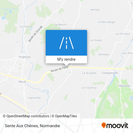 Sente Aux Chênes plan