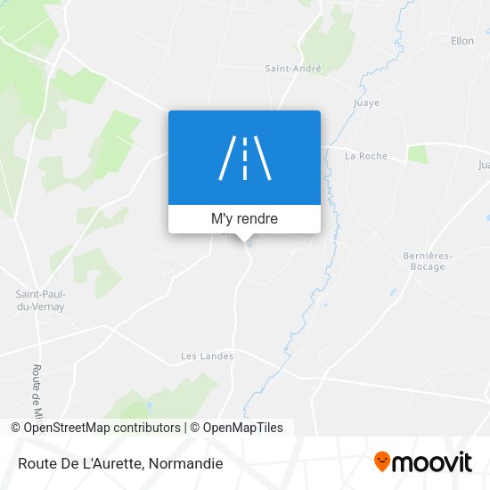 Route De L'Aurette plan