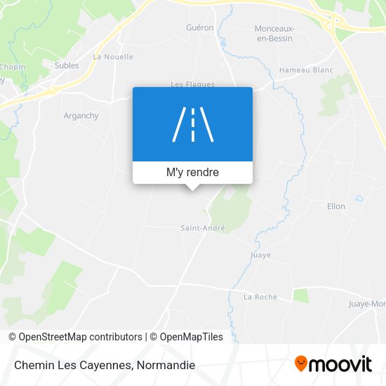 Chemin Les Cayennes plan