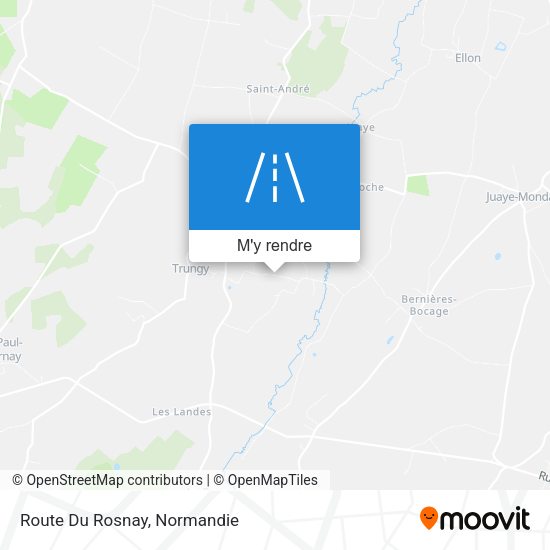 Route Du Rosnay plan