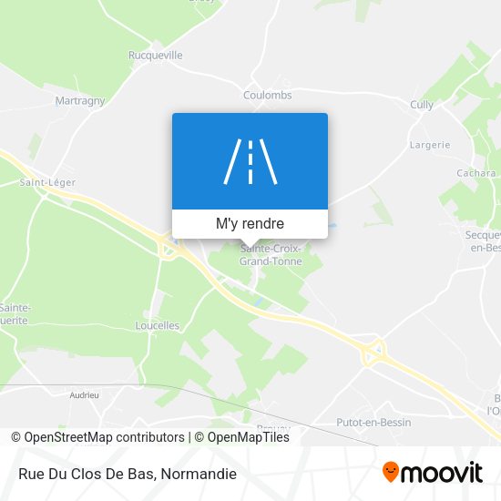 Rue Du Clos De Bas plan