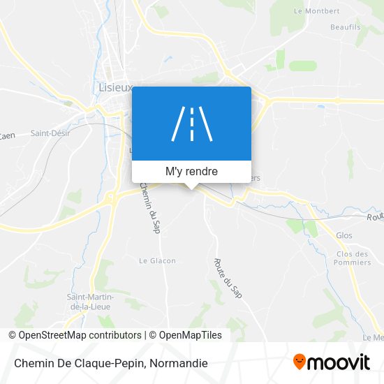 Chemin De Claque-Pepin plan