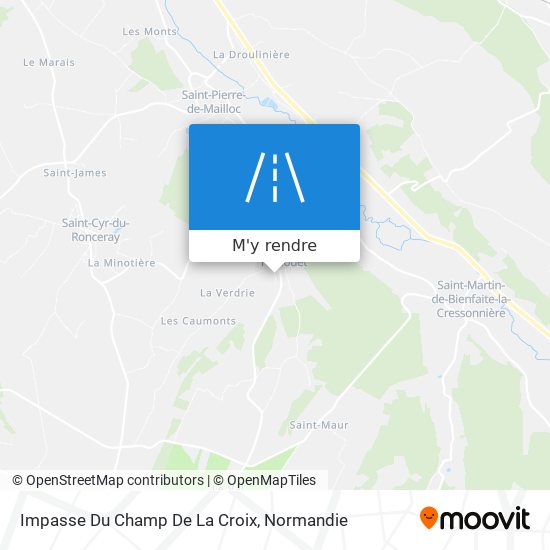 Impasse Du Champ De La Croix plan