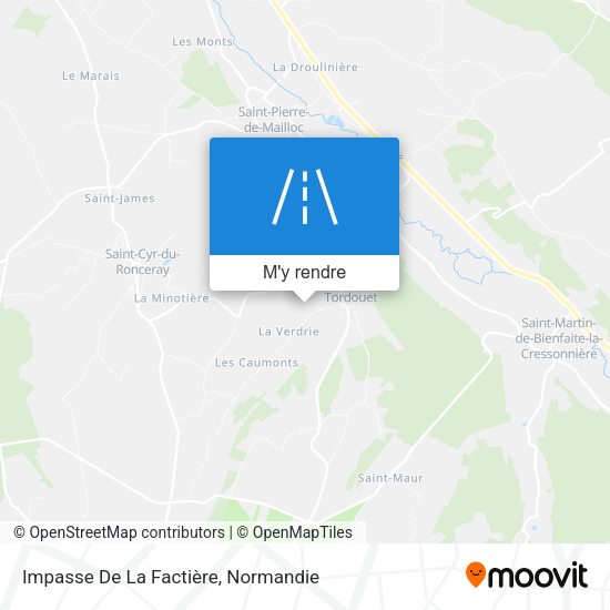 Impasse De La Factière plan