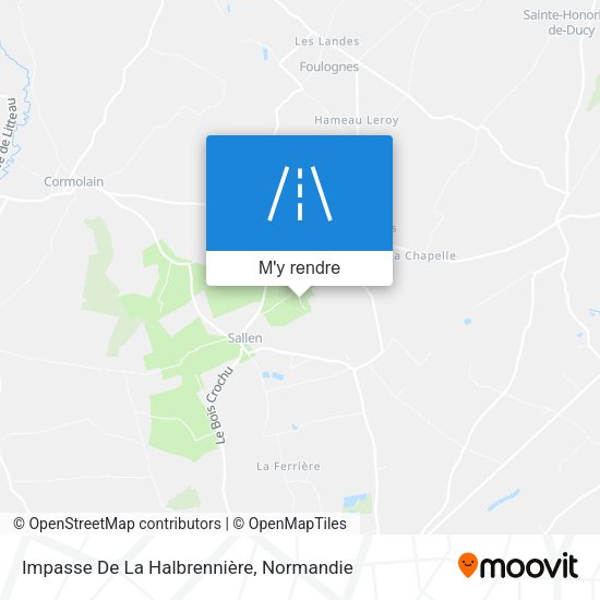 Impasse De La Halbrennière plan