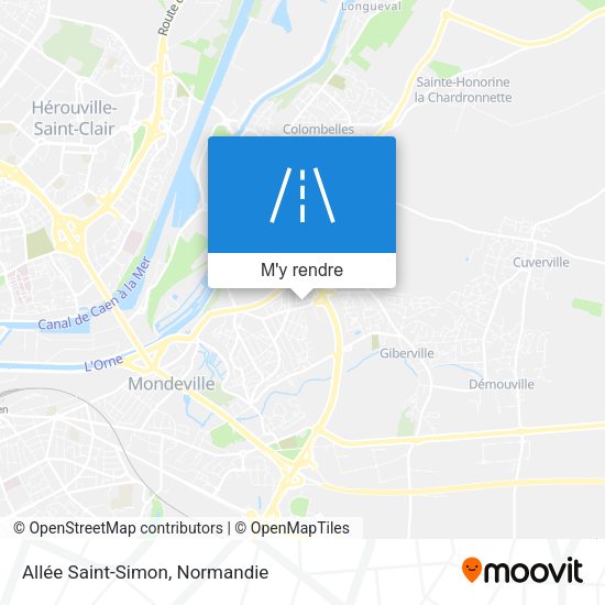 Allée Saint-Simon plan