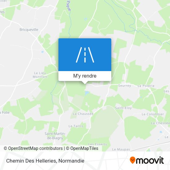 Chemin Des Helleries plan