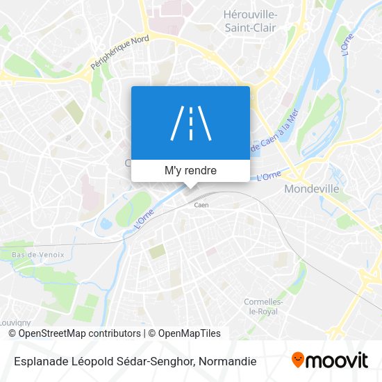Esplanade Léopold Sédar-Senghor plan
