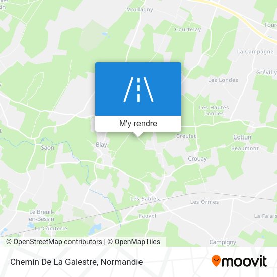 Chemin De La Galestre plan