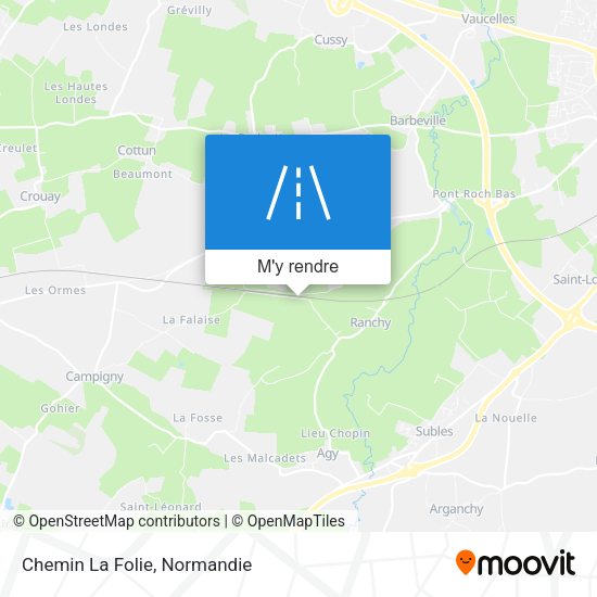 Chemin La Folie plan
