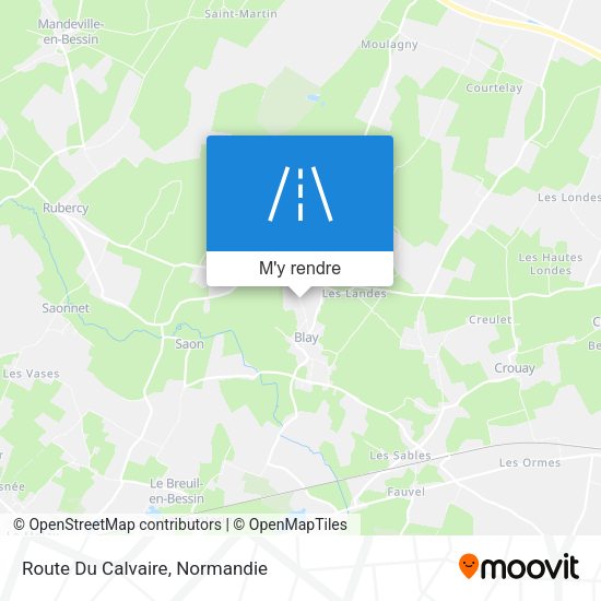 Route Du Calvaire plan