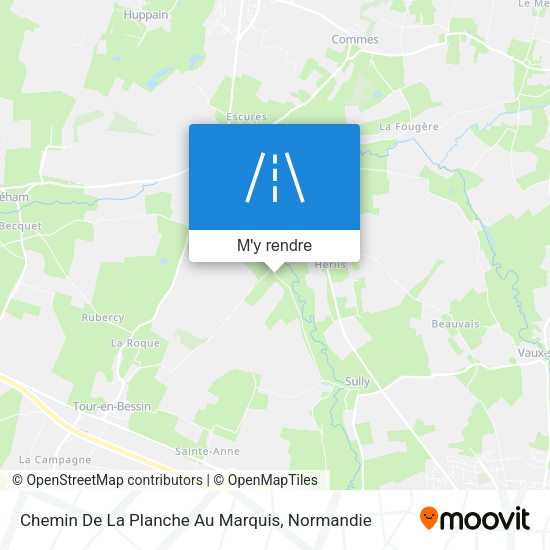 Chemin De La Planche Au Marquis plan
