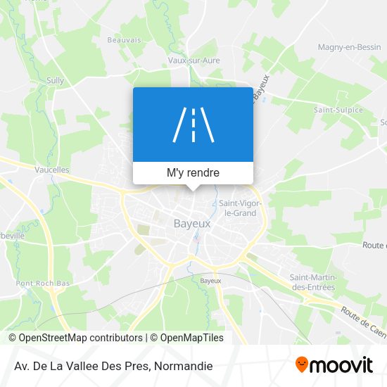 Av. De La Vallee Des Pres plan