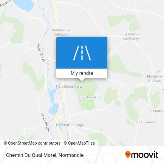 Chemin Du Quai Morel plan