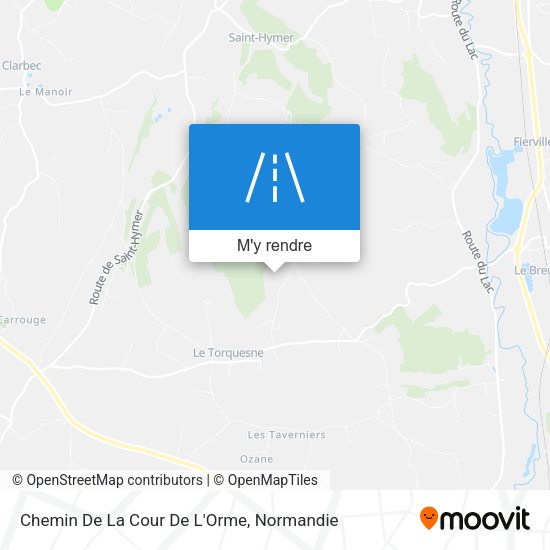 Chemin De La Cour De L'Orme plan