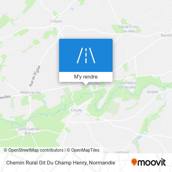 Chemin Rural Dit Du Champ Henry plan