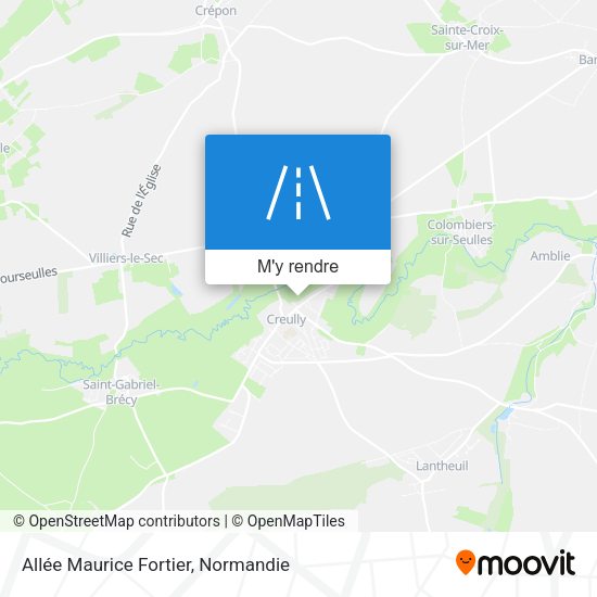 Allée Maurice Fortier plan
