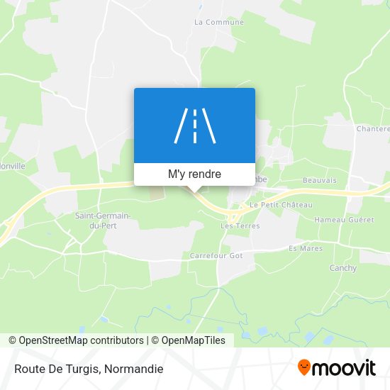 Route De Turgis plan